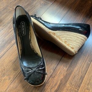Coach espadrille wedge